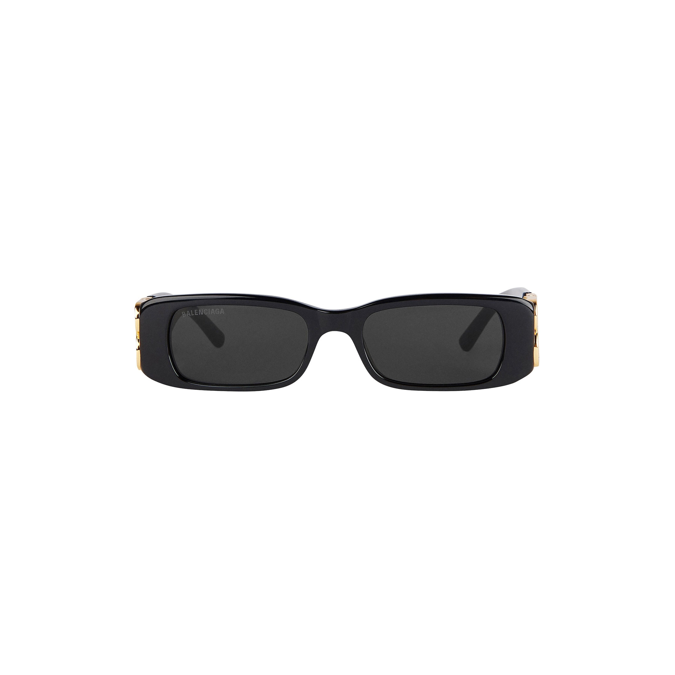Dynasty Rectangle Sunglasses in Black - Image 1
